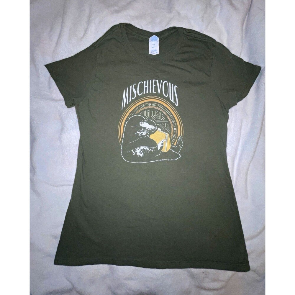 Fantastic Beasts Mischievous Niffler Harry Potter Olive Green Size S